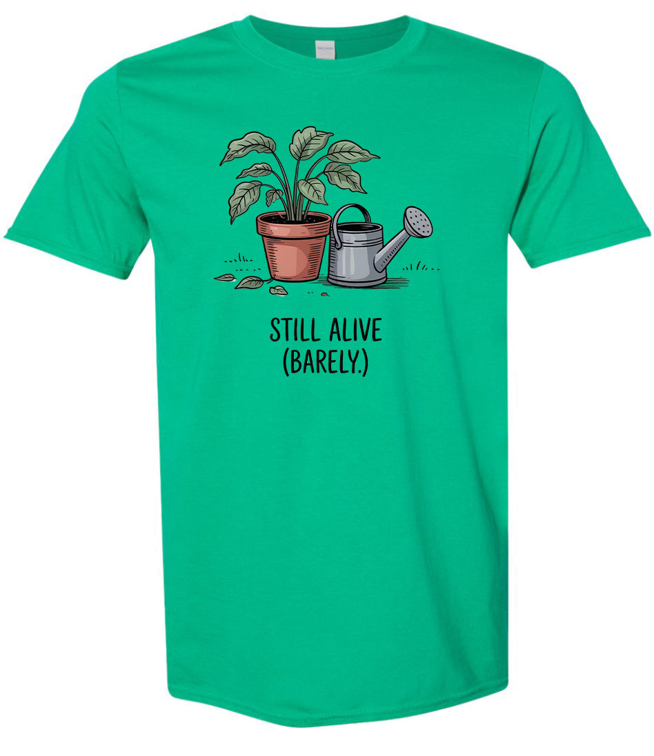 Still Alive Adult Gildan Soft Shirt