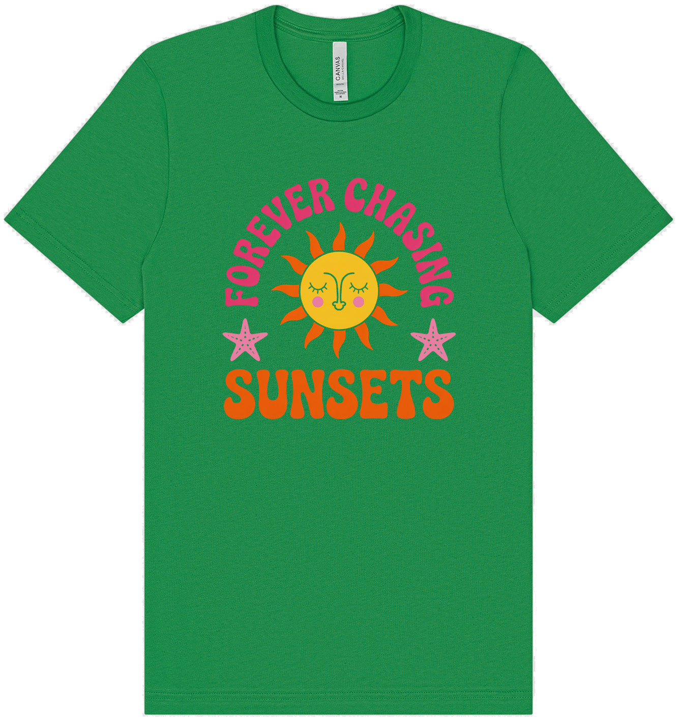 Forever Chasing Sunsets Adult Bella Canvas Shirt