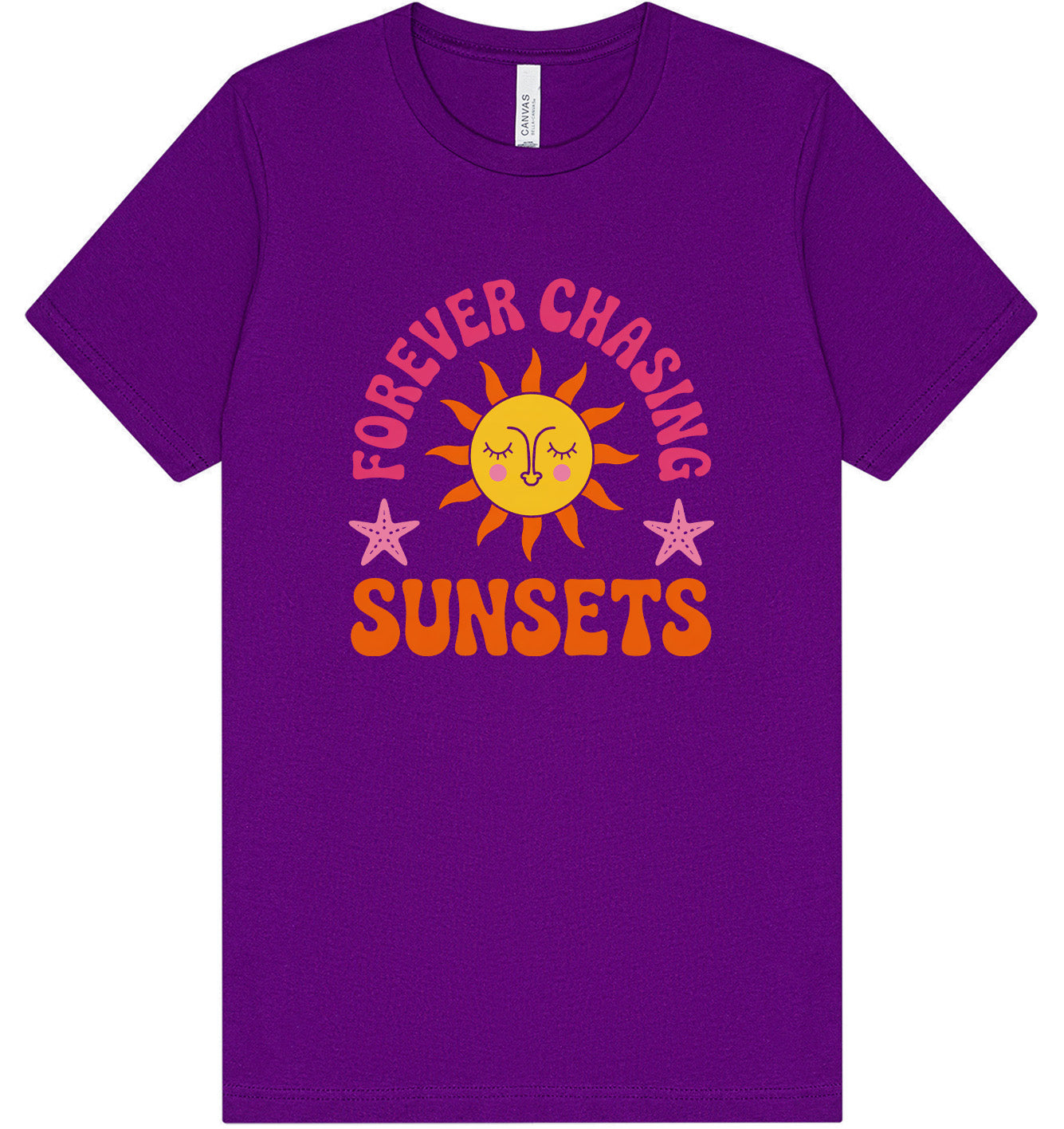 Forever Chasing Sunsets Adult Bella Canvas Shirt