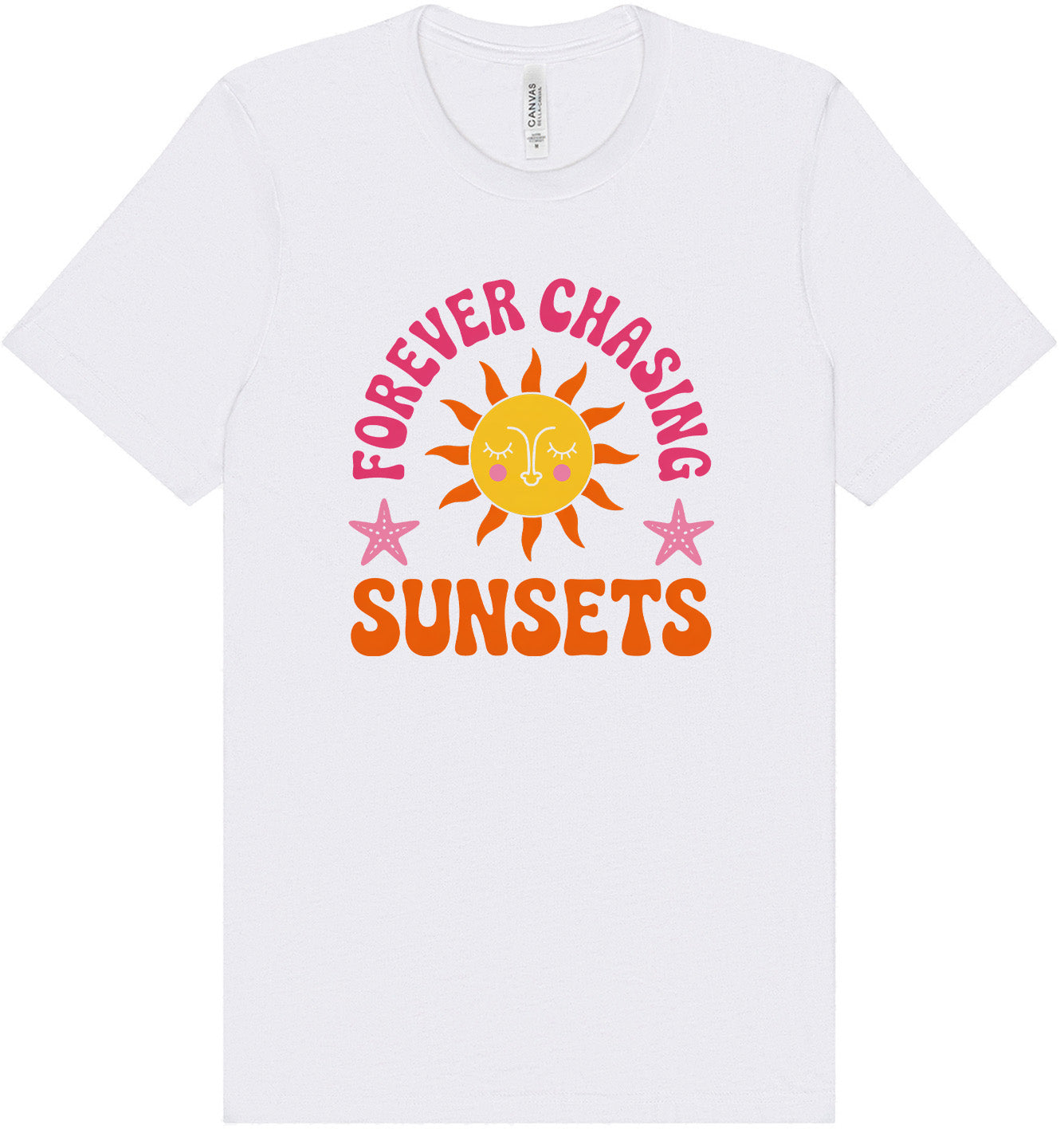 Forever Chasing Sunsets Adult Bella Canvas Shirt