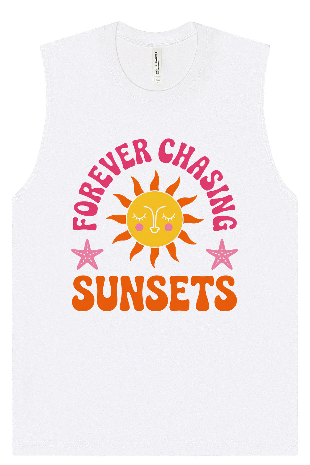 Forever Chasing Sunsets Muscle Tank