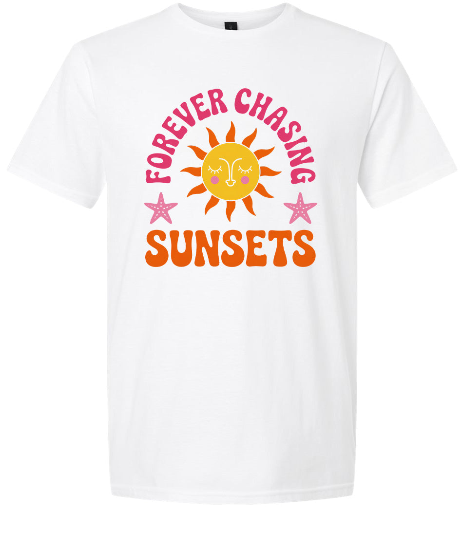 Forever Chasing Sunsets Children's Gildan Soft Shirt