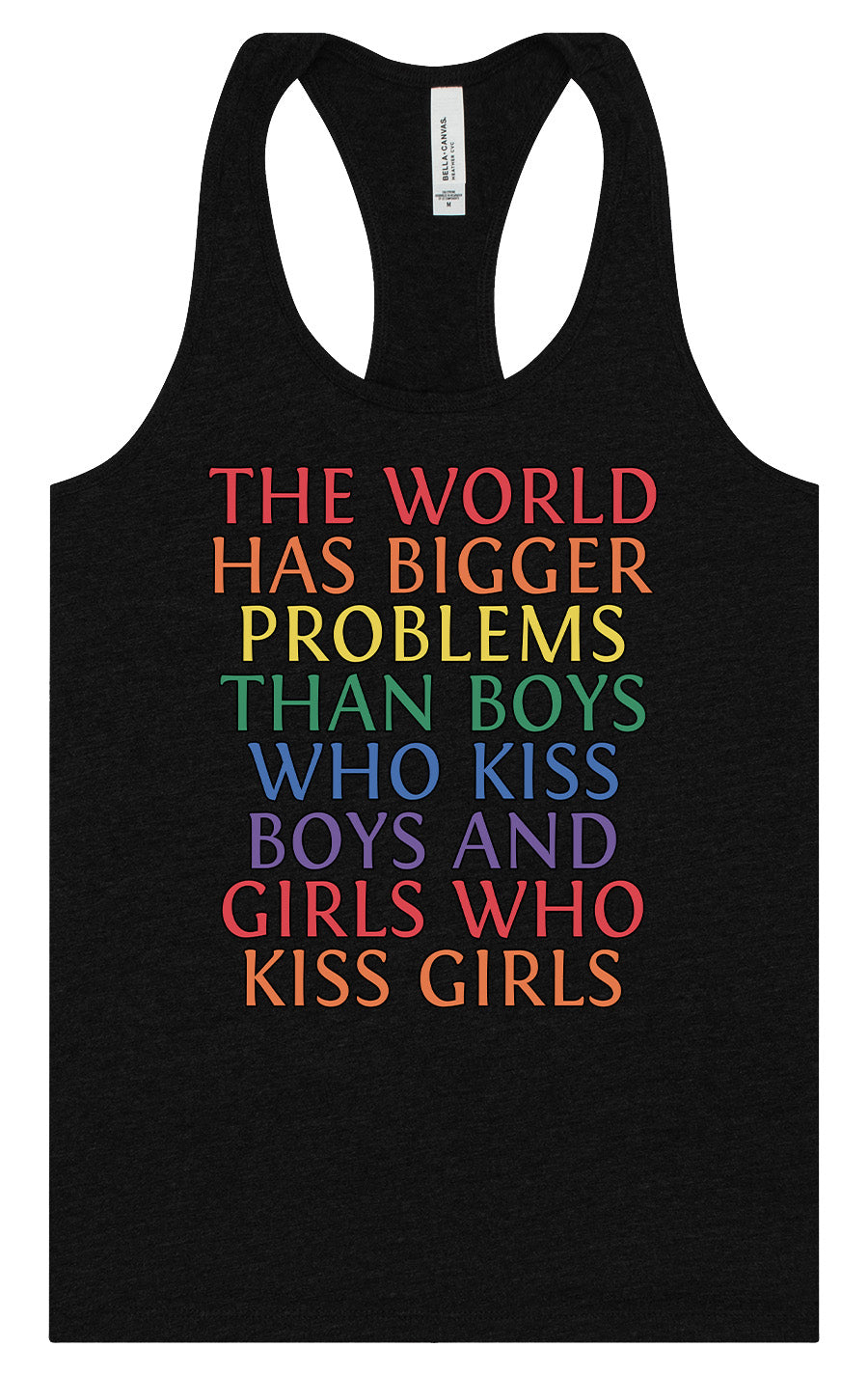 Bigger Problems Pride Women's Racerback Tank