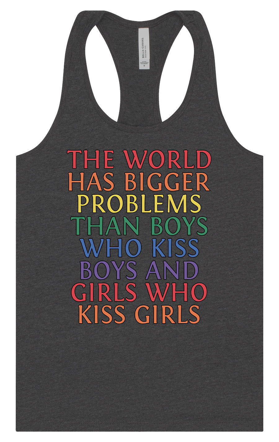 Bigger Problems Pride Women's Racerback Tank
