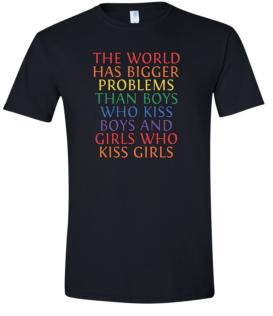 Bigger Problems Pride Adult Gildan Soft Shirt