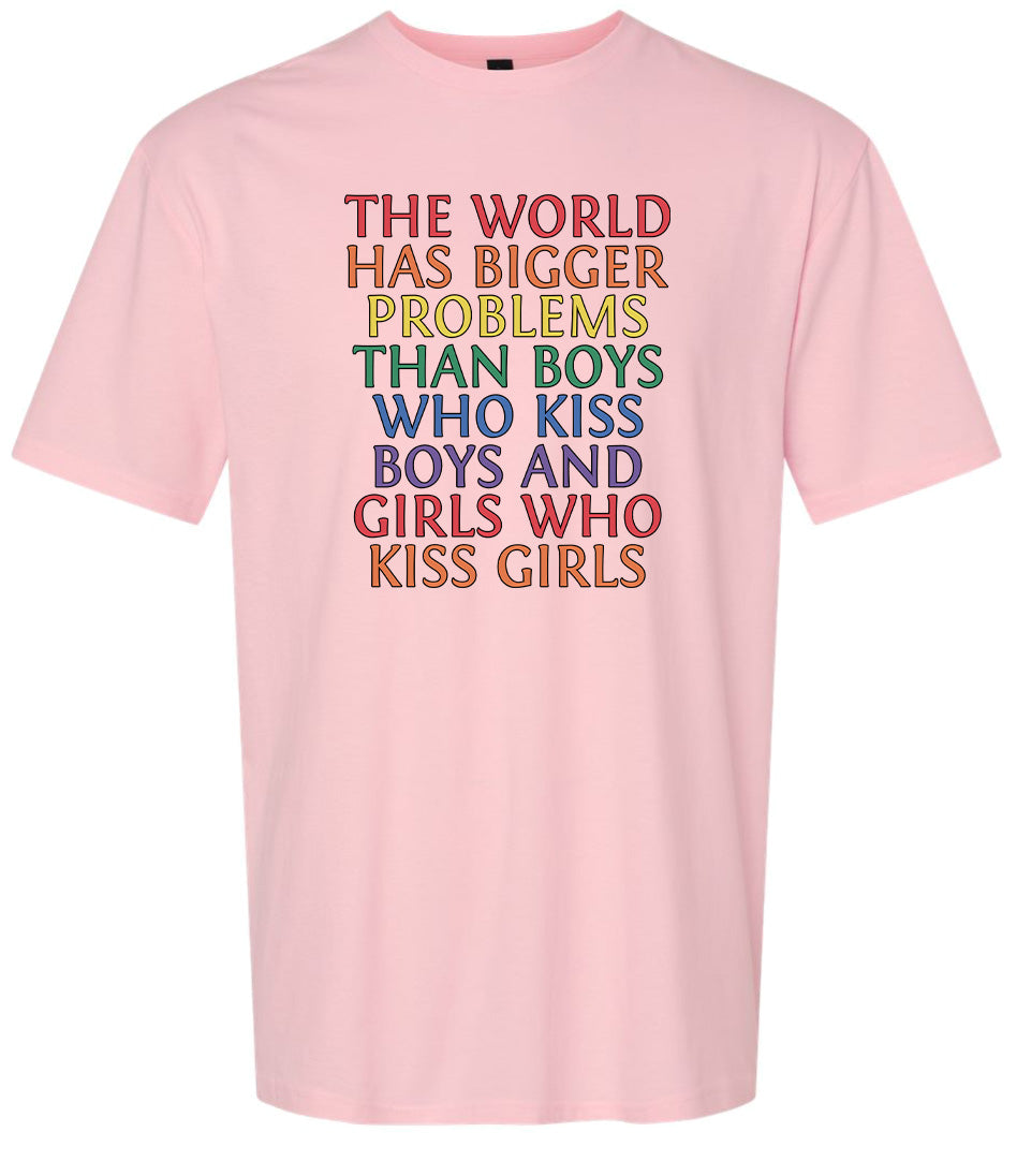 Bigger Problems Pride Adult Gildan Soft Shirt