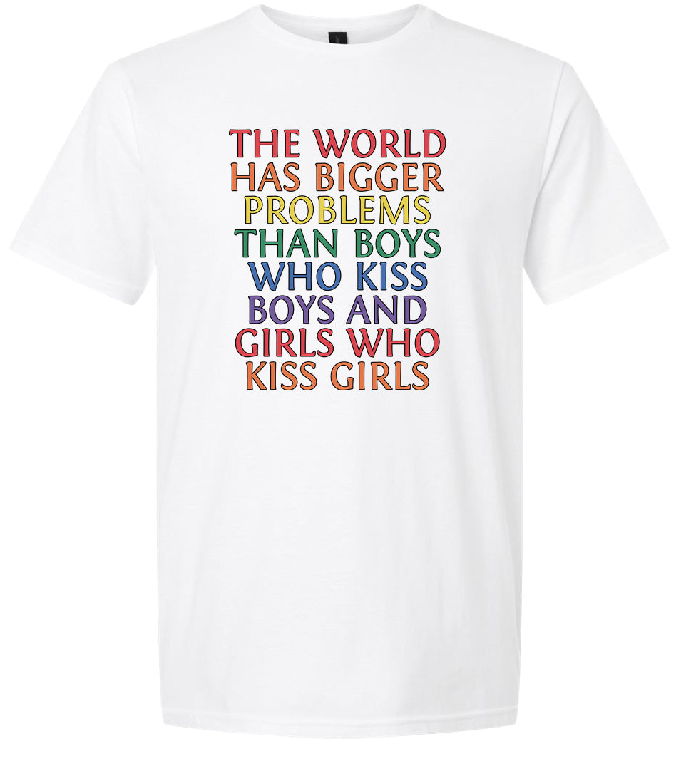 Bigger Problems Pride Adult Gildan Soft Shirt