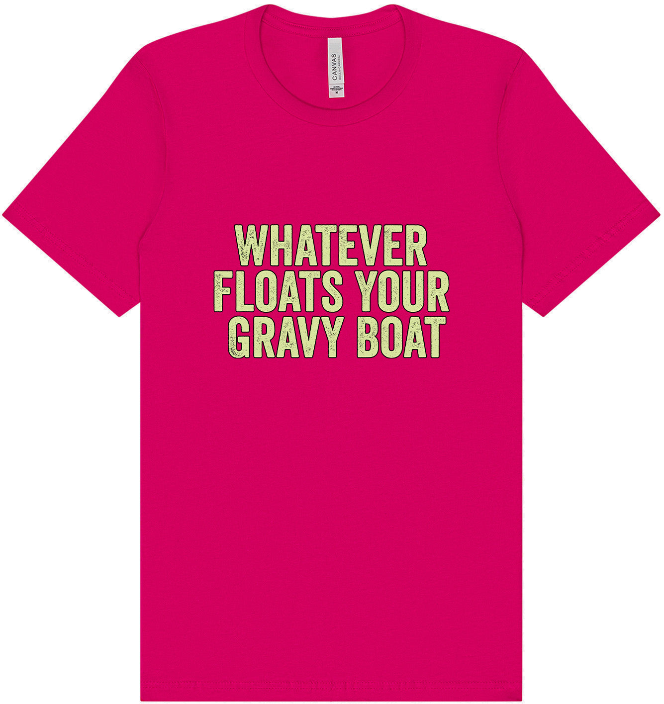 Floats Your Gravy Boat Adult Bella Canvas Shirt