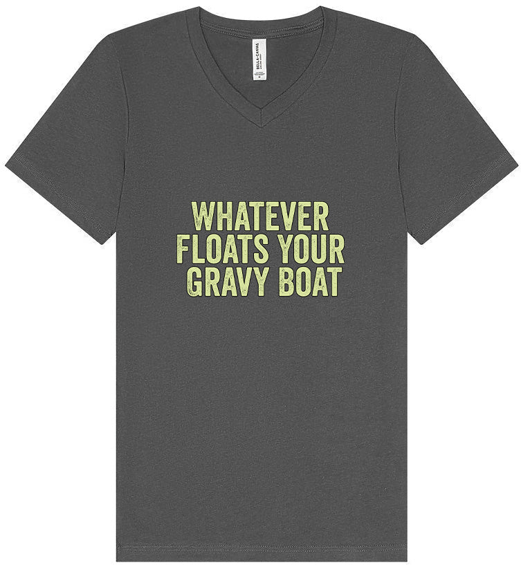 Floats Your Gravy Boat Unisex V-Neck Shirt