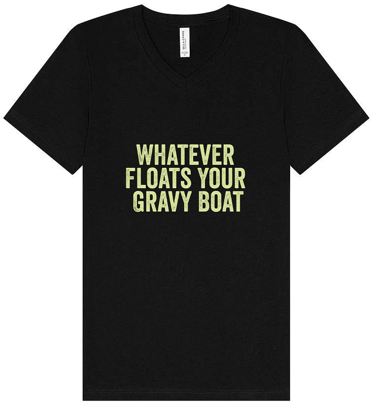 Floats Your Gravy Boat Unisex V-Neck Shirt