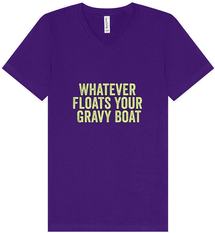 Floats Your Gravy Boat Unisex V-Neck Shirt