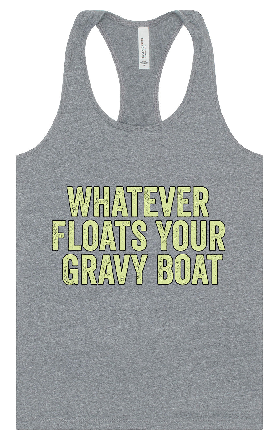 Floats Your Gravy Boat Women's Racerback Tank