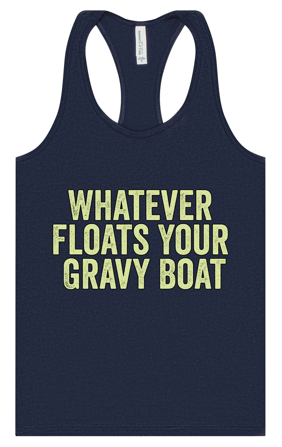 Floats Your Gravy Boat Women's Racerback Tank