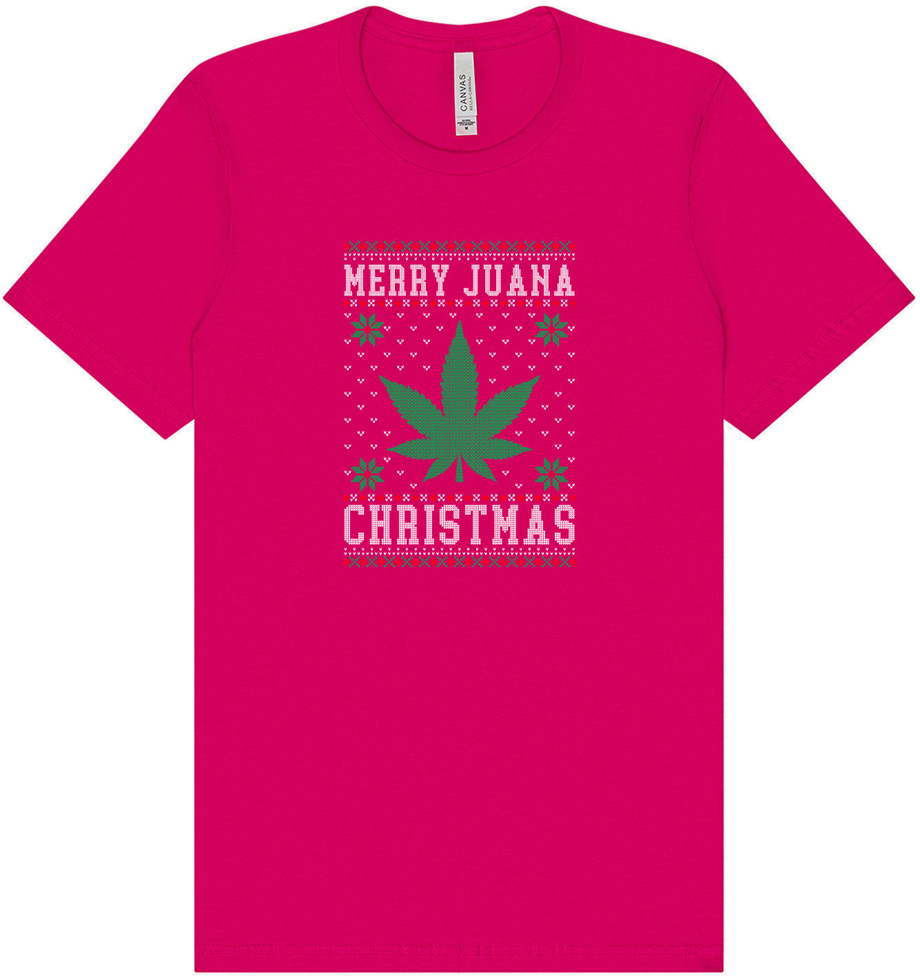 Merry Juana Christmas Adult Bella Canvas Shirt