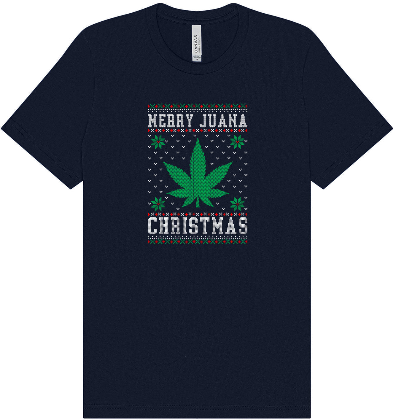 Merry Juana Christmas Adult Bella Canvas Shirt