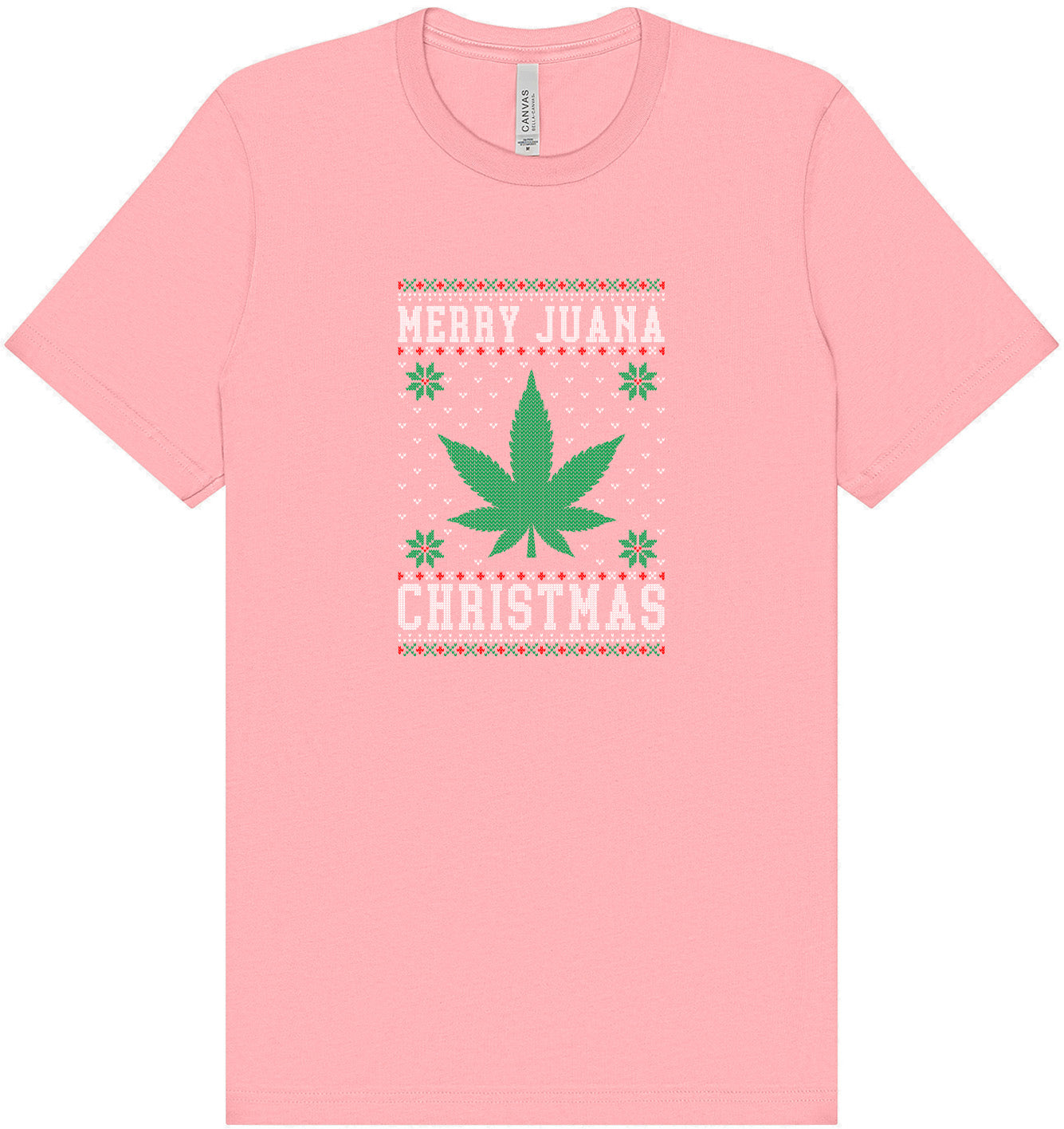 Merry Juana Christmas Adult Bella Canvas Shirt