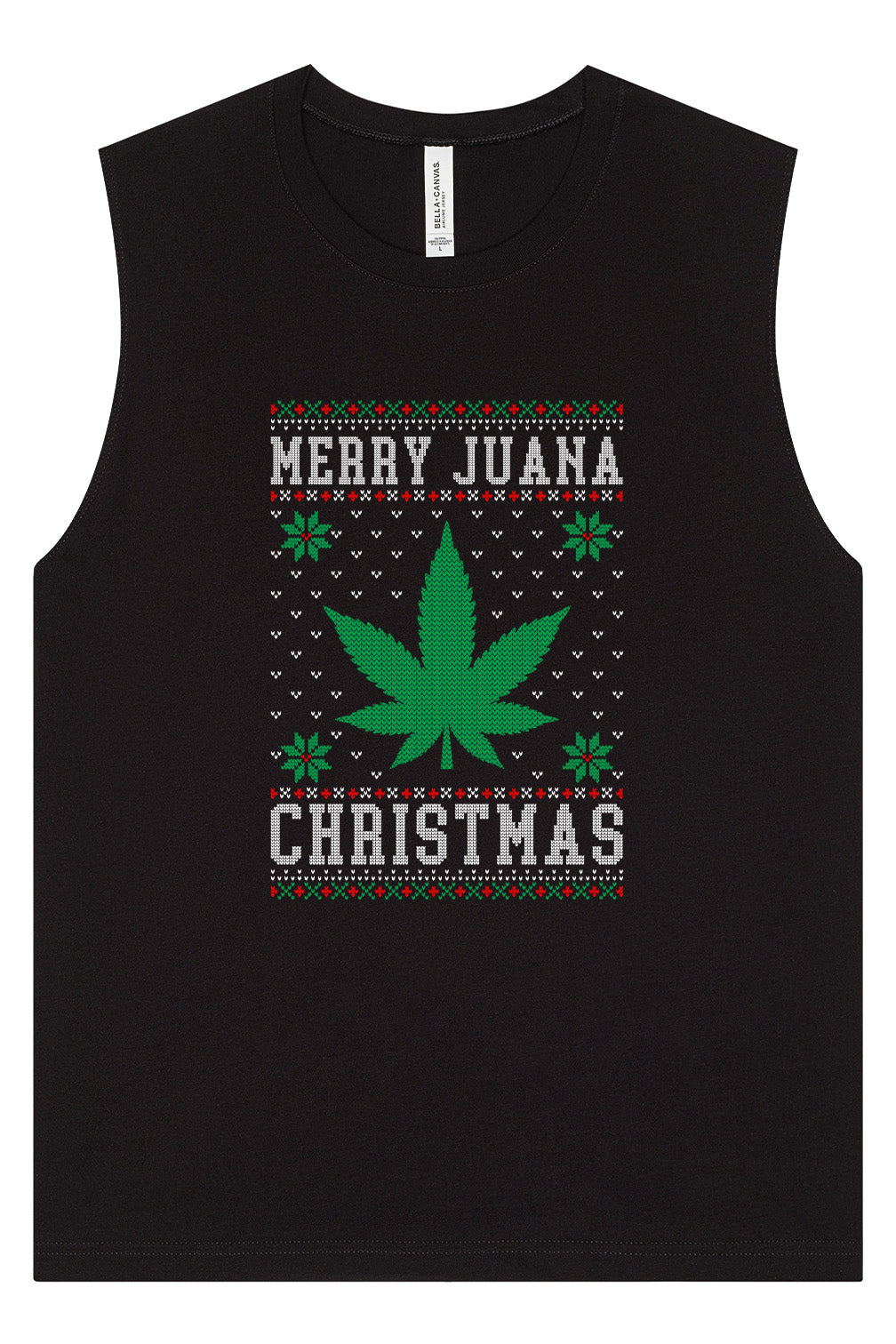 Merry Juana Christmas Muscle Tank
