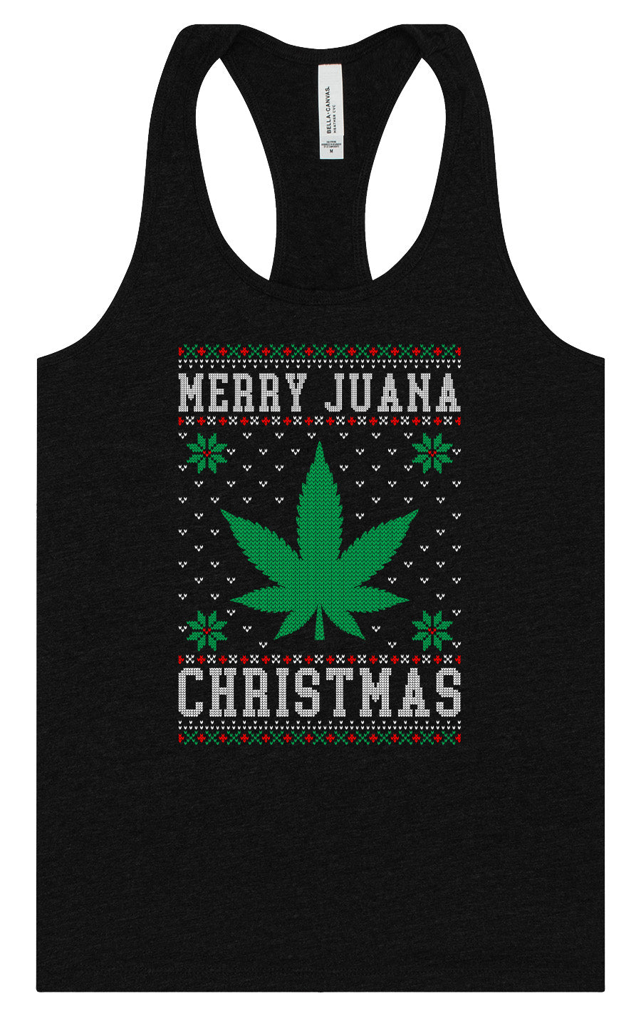 Merry Juana Christmas Women's Racerback Tank