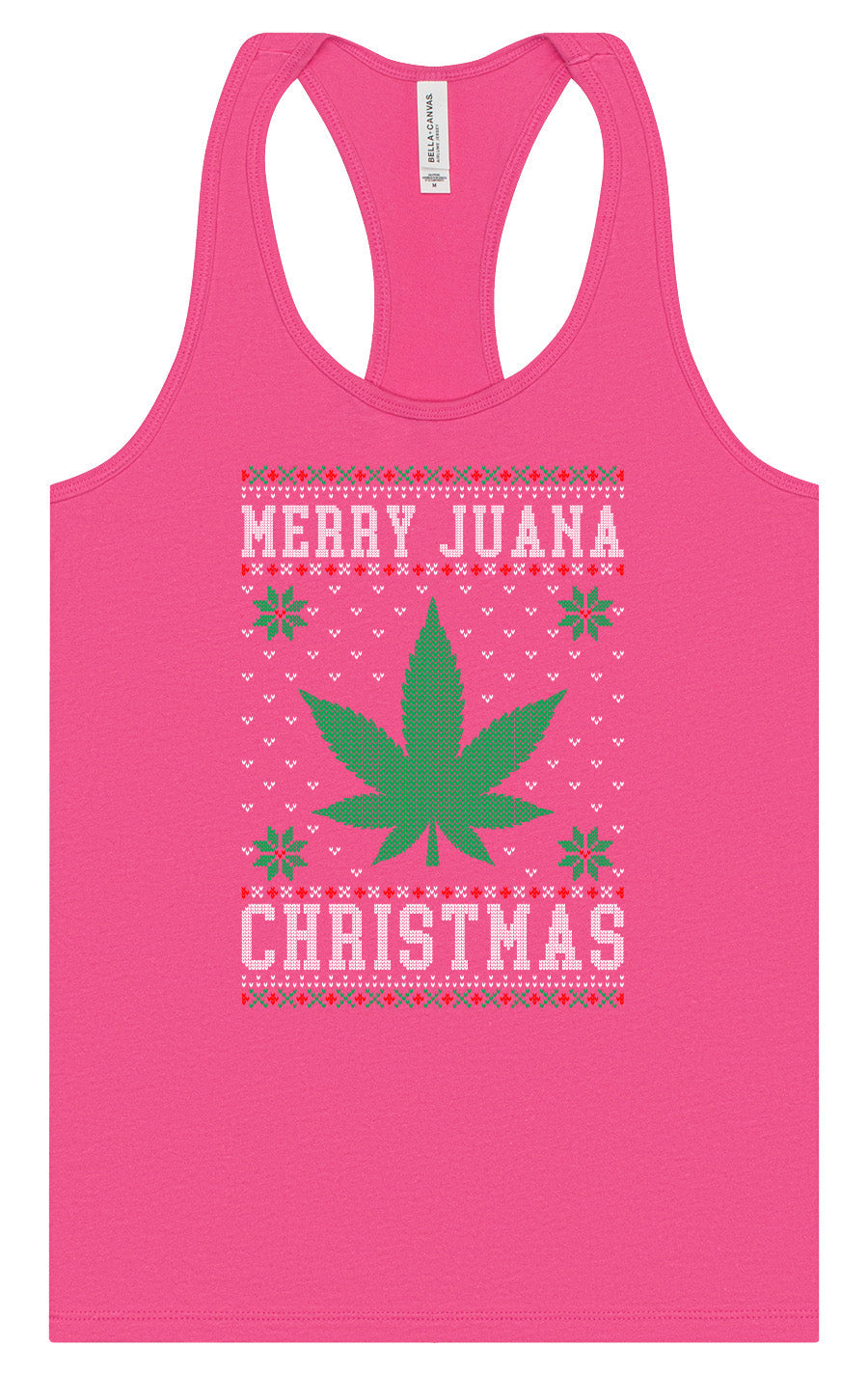 Merry Juana Christmas Women's Racerback Tank