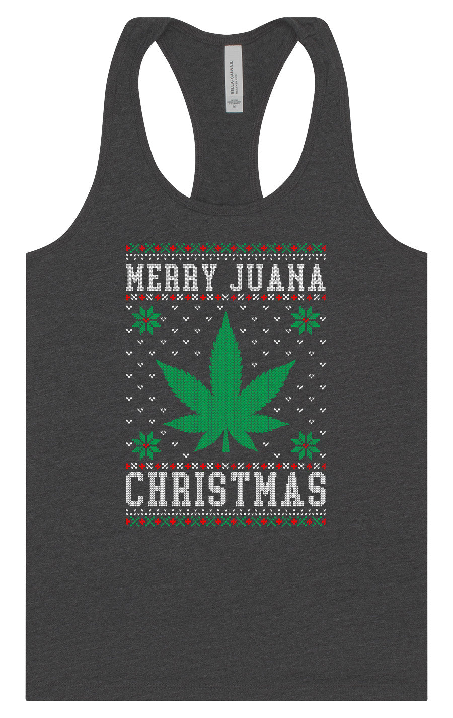 Merry Juana Christmas Women's Racerback Tank