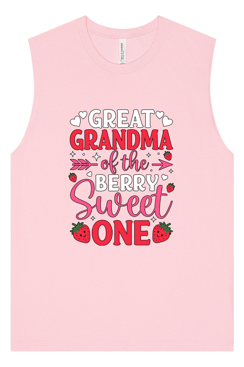 Great Grandma of the Berry Sweet One Muscle Tank