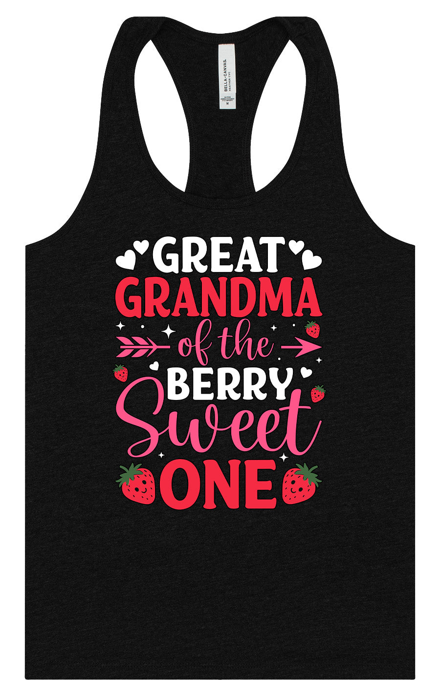 Great Grandma of the Berry Sweet One Women's Racerback Tank