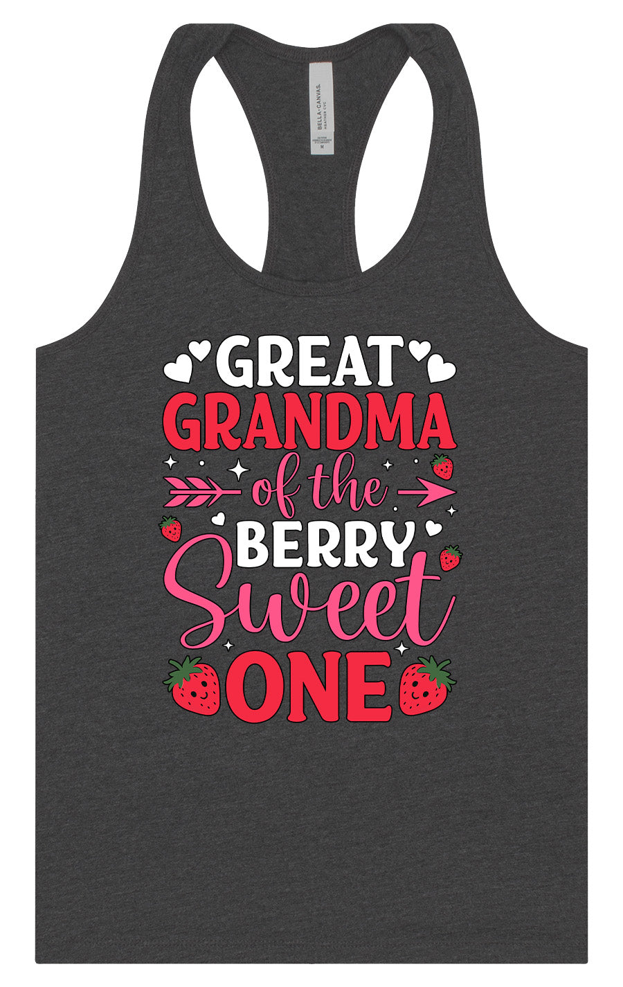 Great Grandma of the Berry Sweet One Women's Racerback Tank