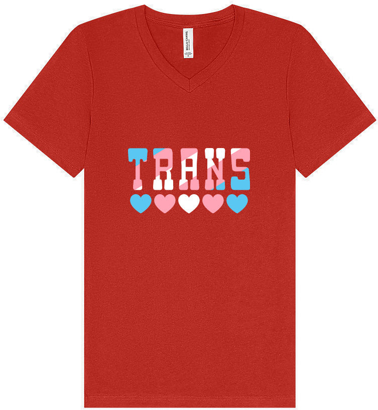 Trans Unisex V-Neck Shirt