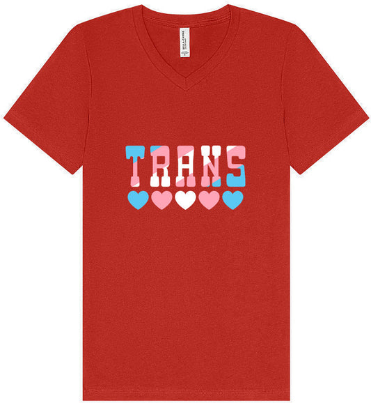 Trans Unisex V-Neck Shirt