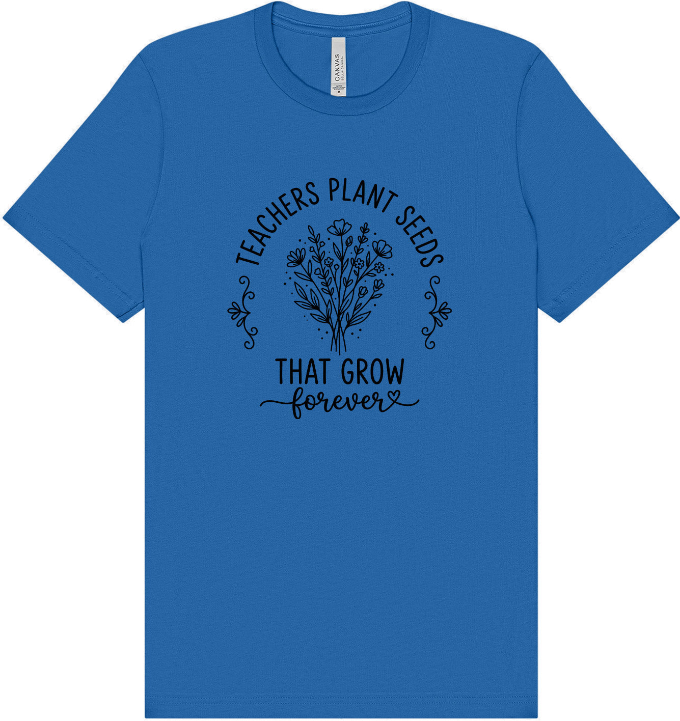 Teachers Plant Seeds Adult Bella Canvas Shirt