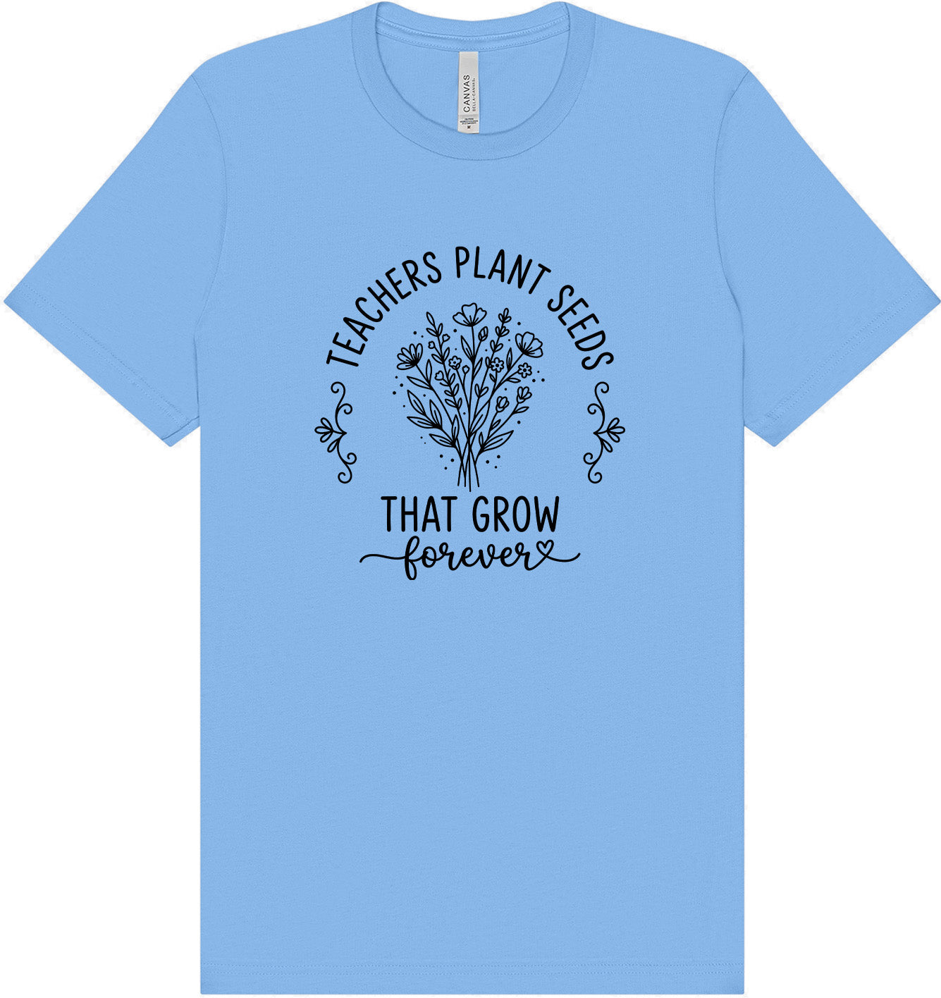 Teachers Plant Seeds Adult Bella Canvas Shirt