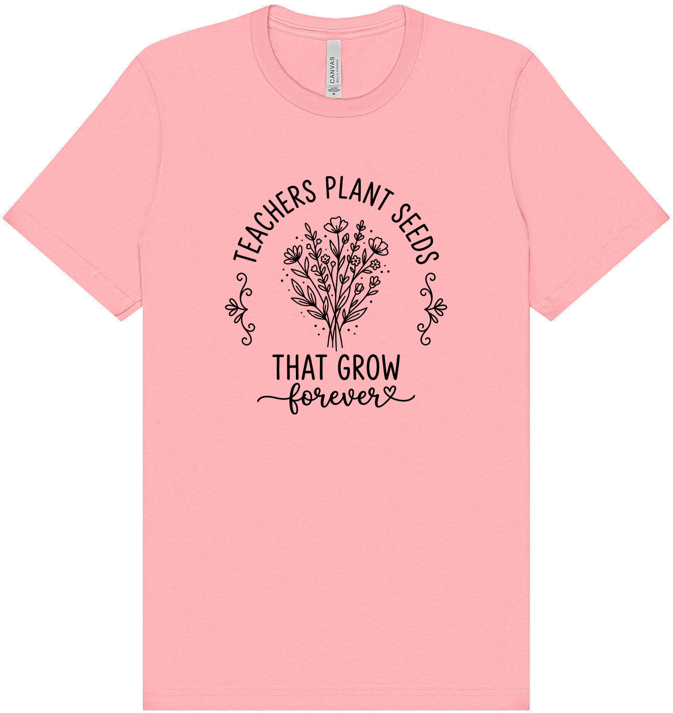 Teachers Plant Seeds Adult Bella Canvas Shirt