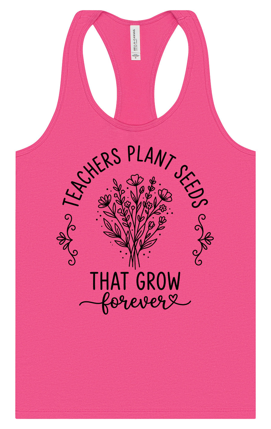 Teachers Plant Seeds Women's Racerback Tank