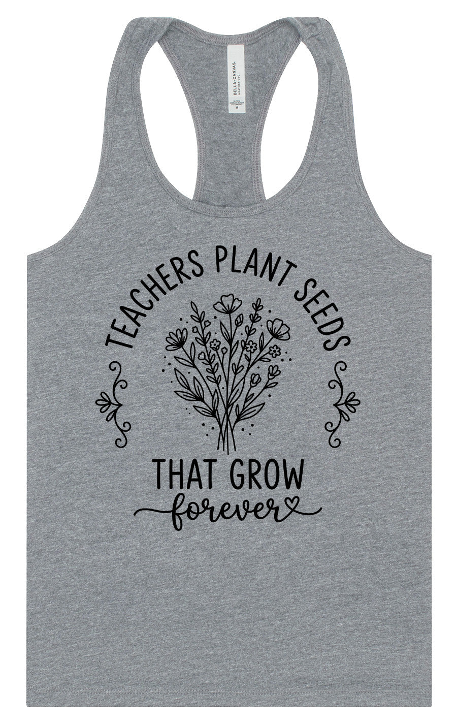 Teachers Plant Seeds Women's Racerback Tank