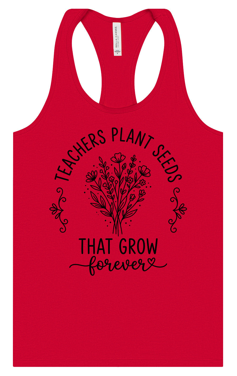 Teachers Plant Seeds Women's Racerback Tank