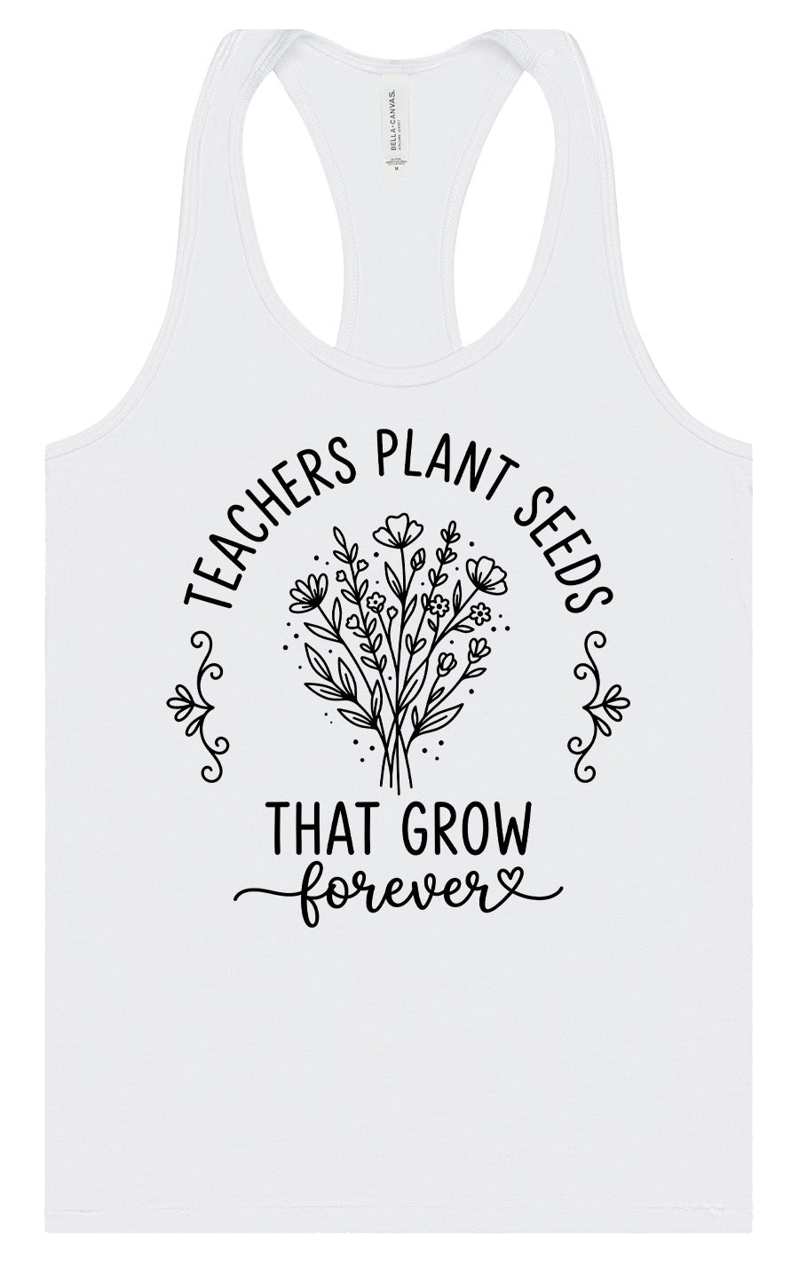 Teachers Plant Seeds Women's Racerback Tank