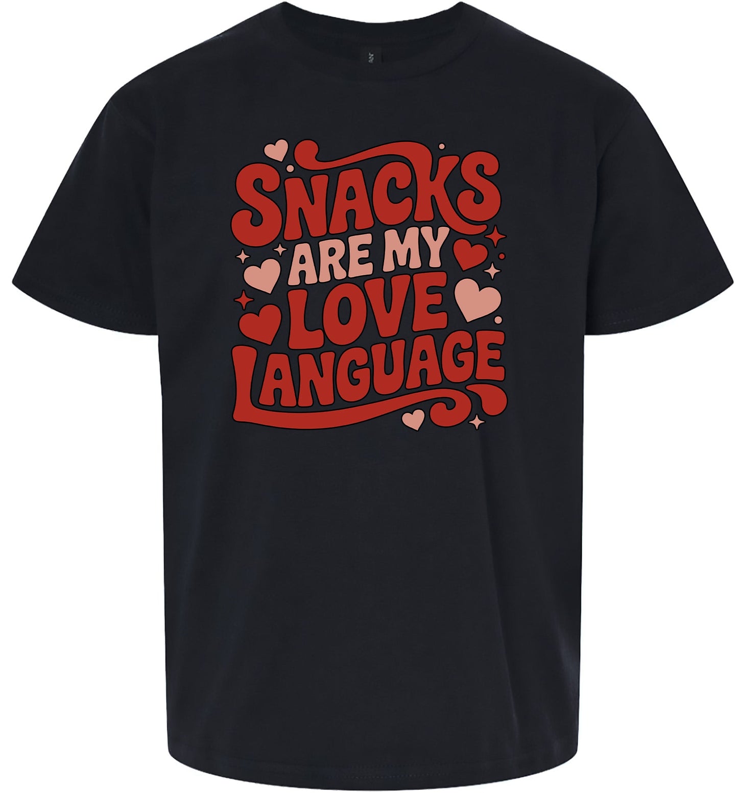 Snacks are My Love Language Children's Gildan Soft Shirt