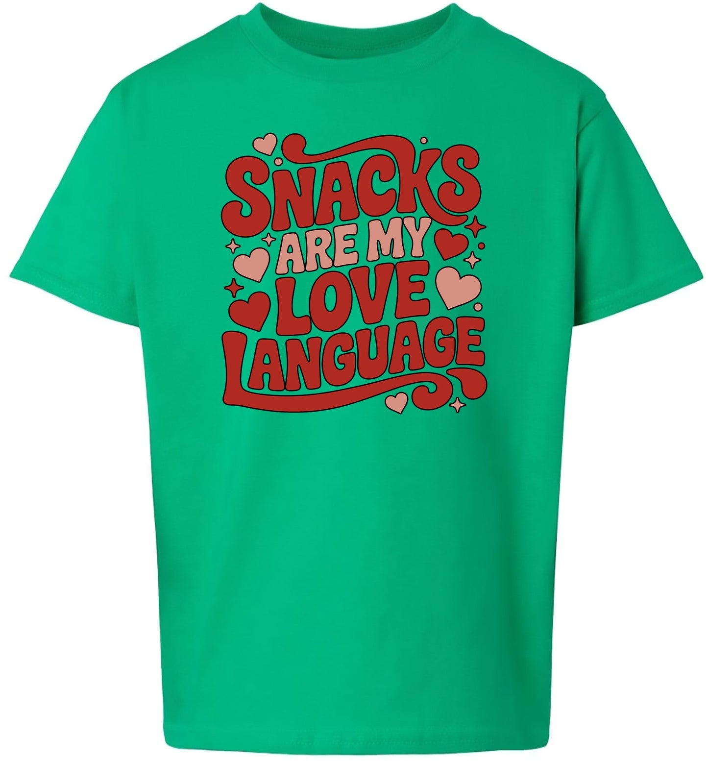 Snacks are My Love Language Children's Gildan Soft Shirt