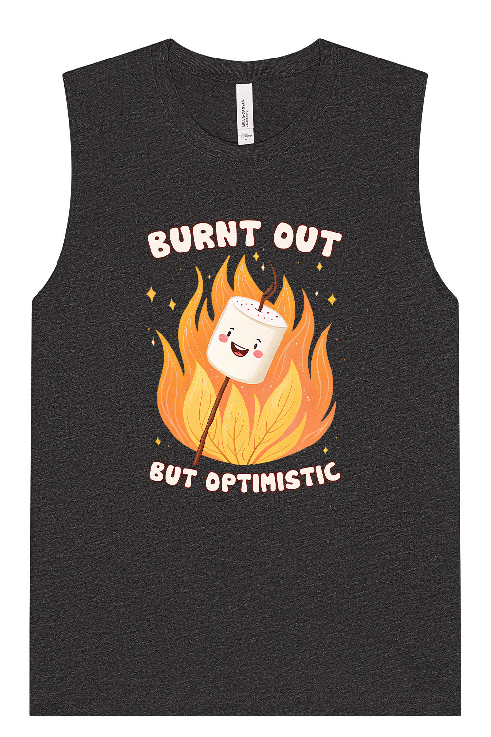 Burnt Out but Optimistic Muscle Tank