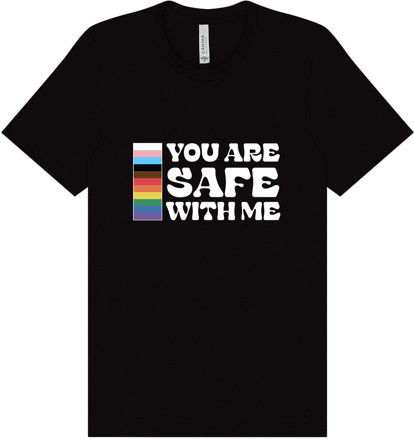 Safe With Me Adult Bella Canvas Shirt