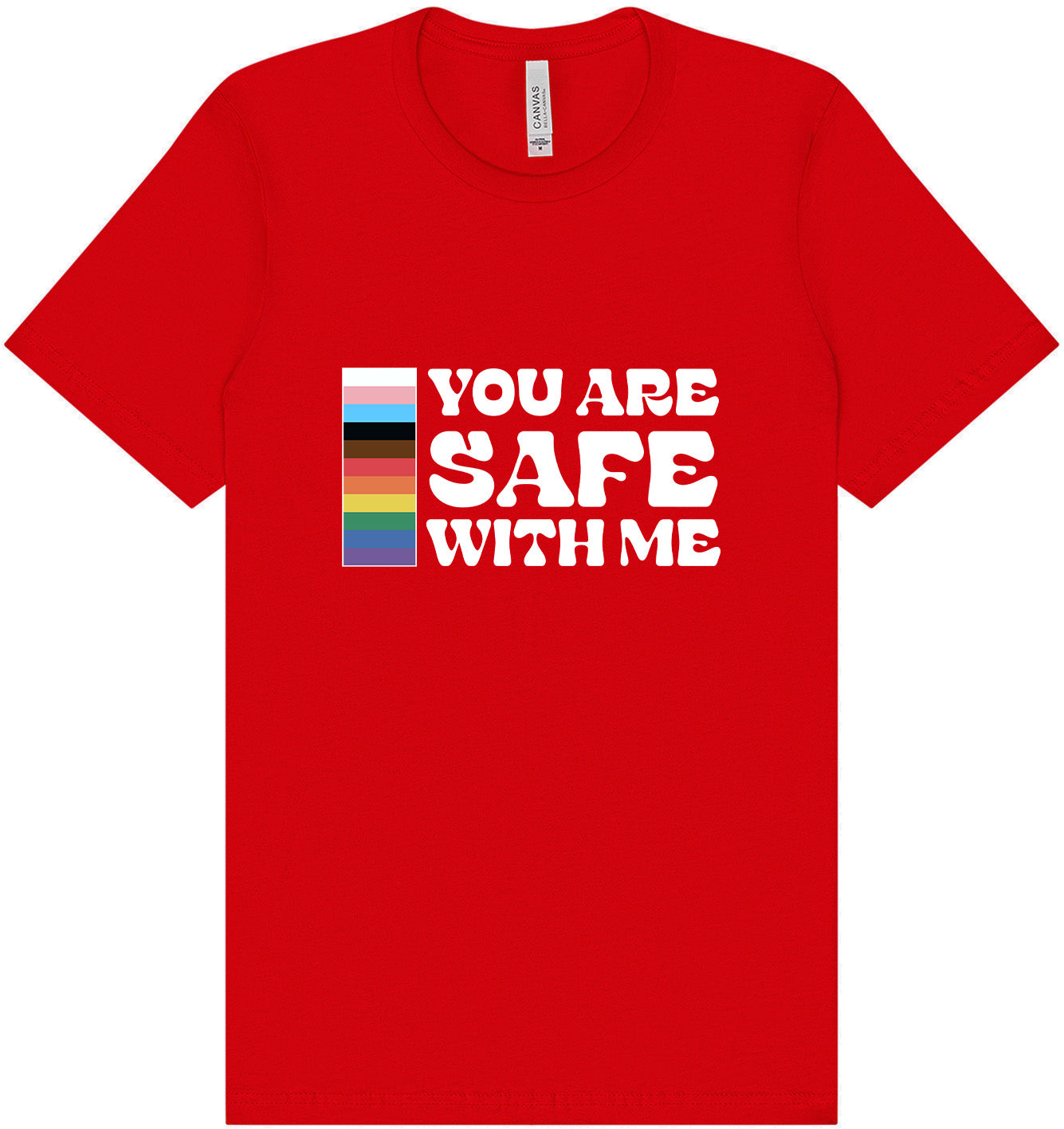 Safe With Me Adult Bella Canvas Shirt