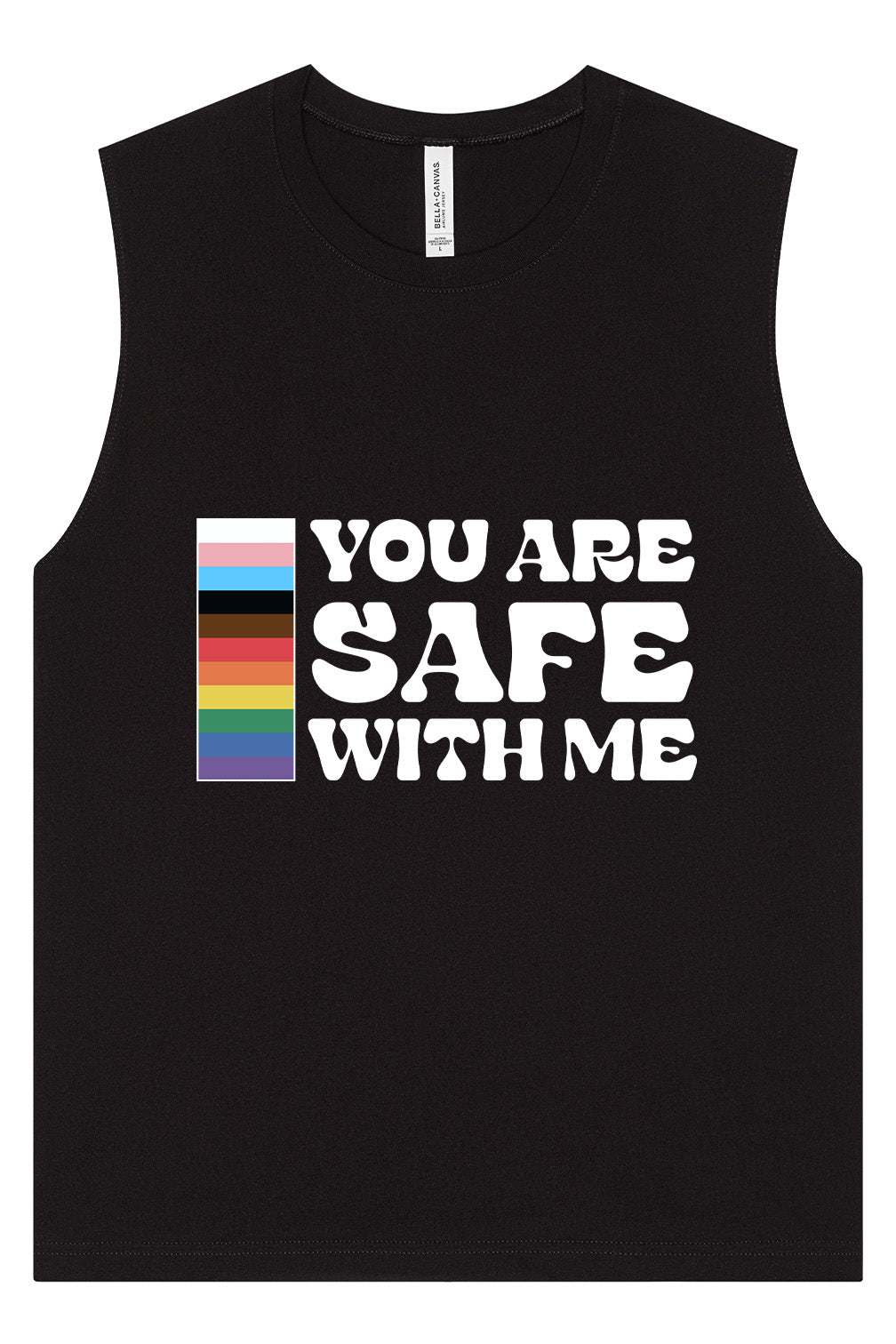 Safe With Me Muscle Tank
