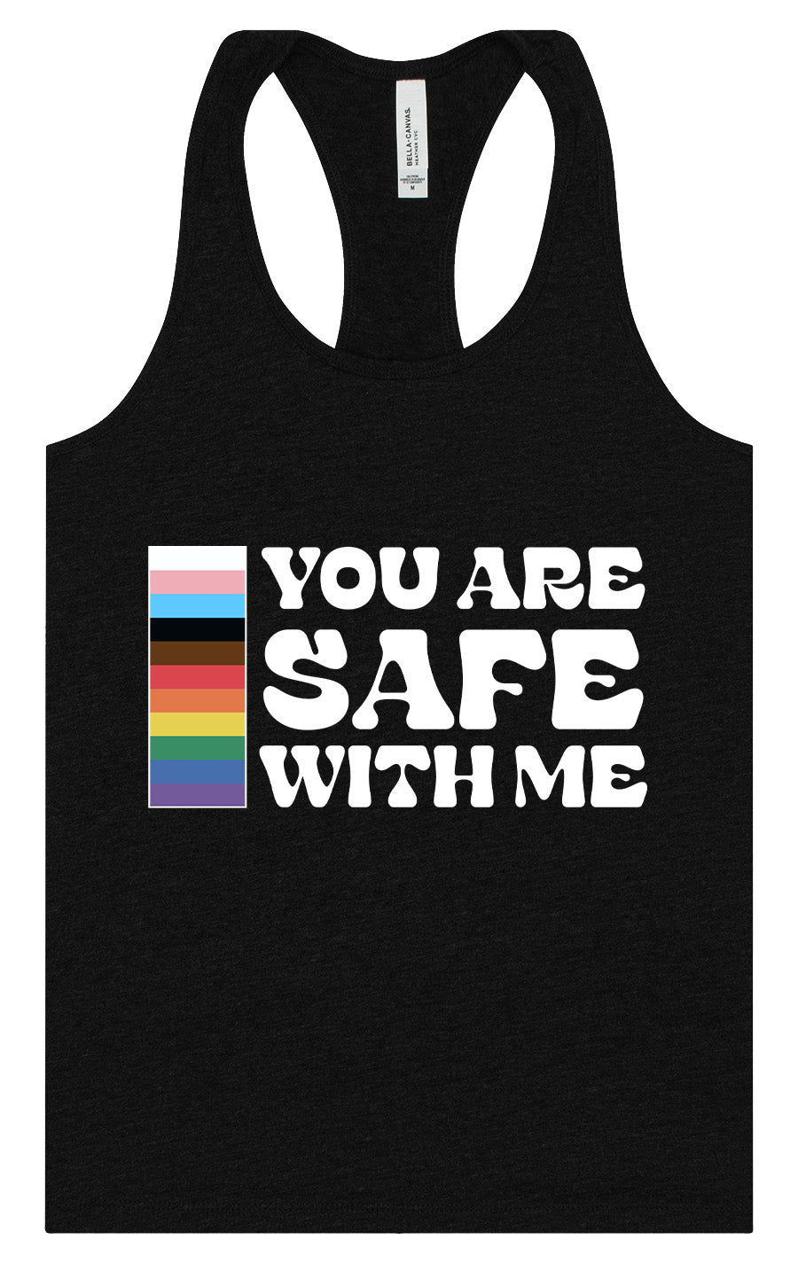 Safe With Me Women's Racerback Tank
