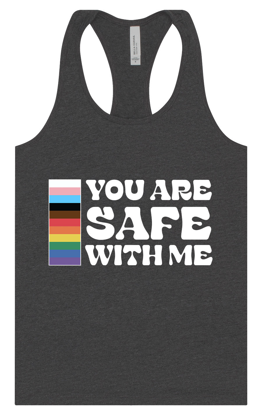 Safe With Me Women's Racerback Tank