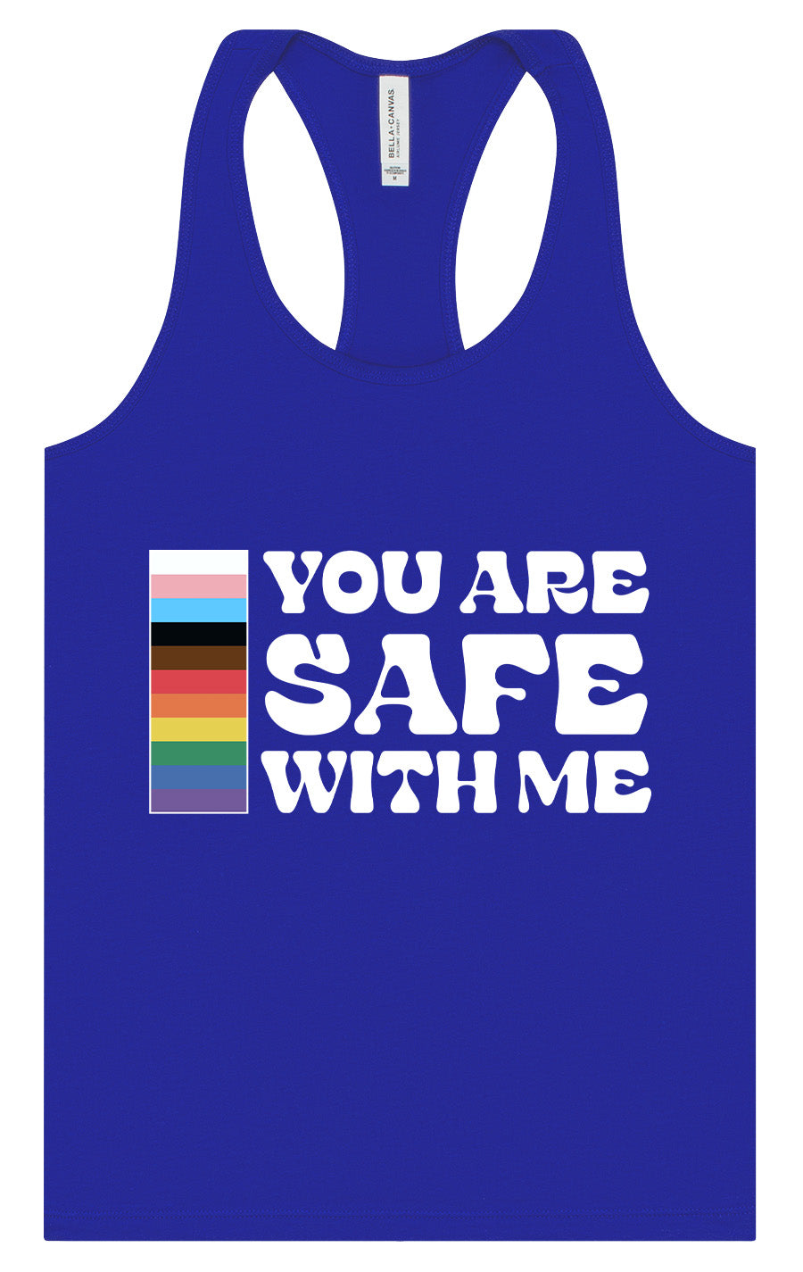 Safe With Me Women's Racerback Tank