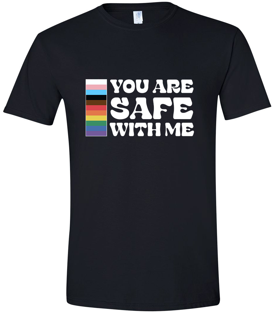 Safe With Me Adult Gildan Soft Shirt