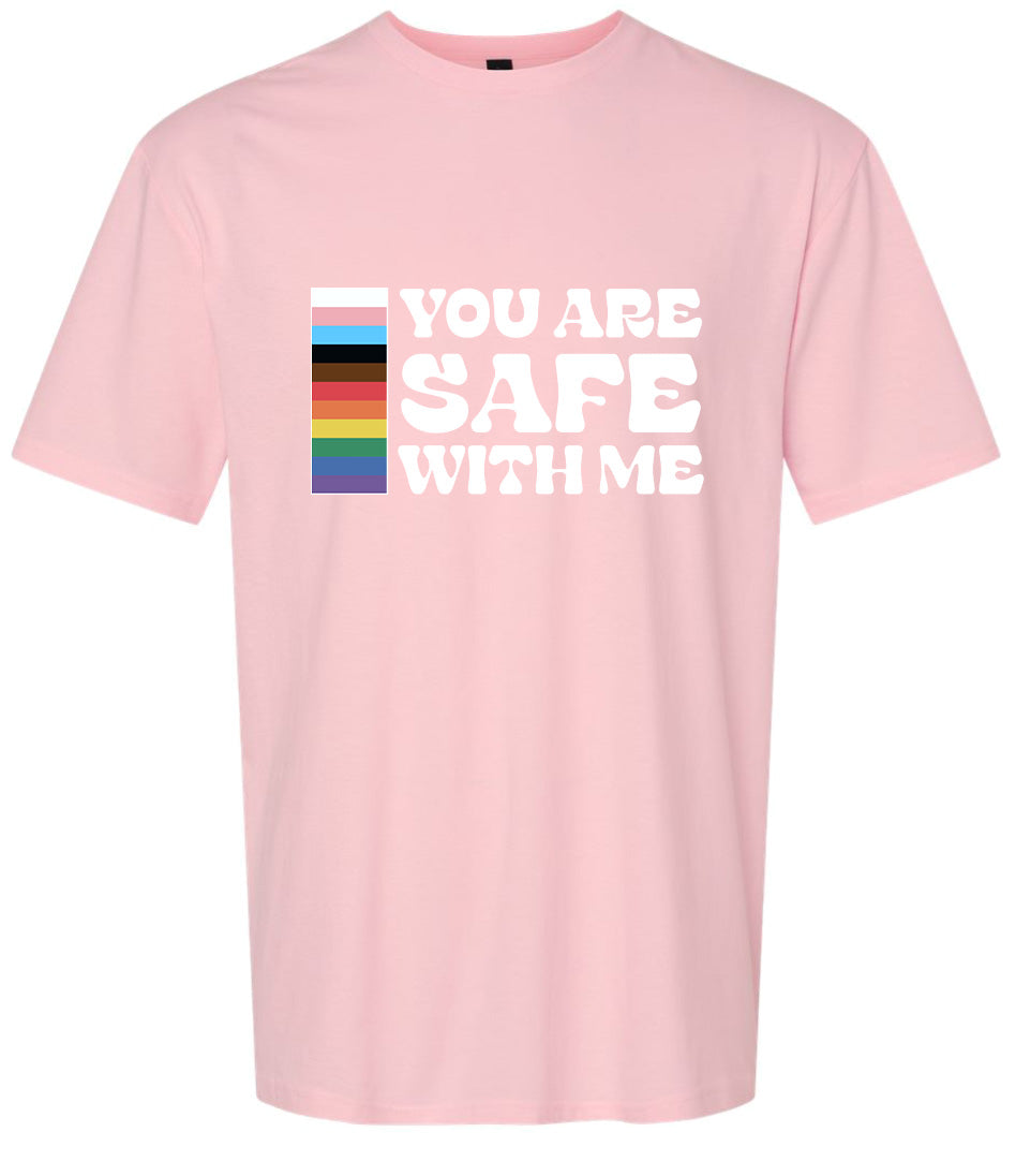 Safe With Me Adult Gildan Soft Shirt