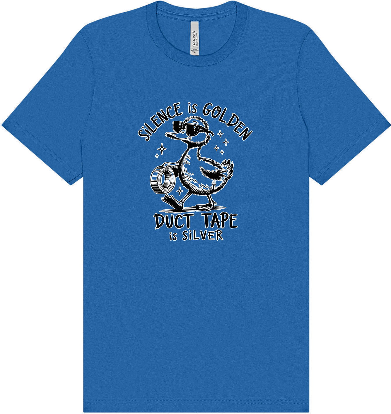 Silence Is Golden Adult Bella Canvas Shirt