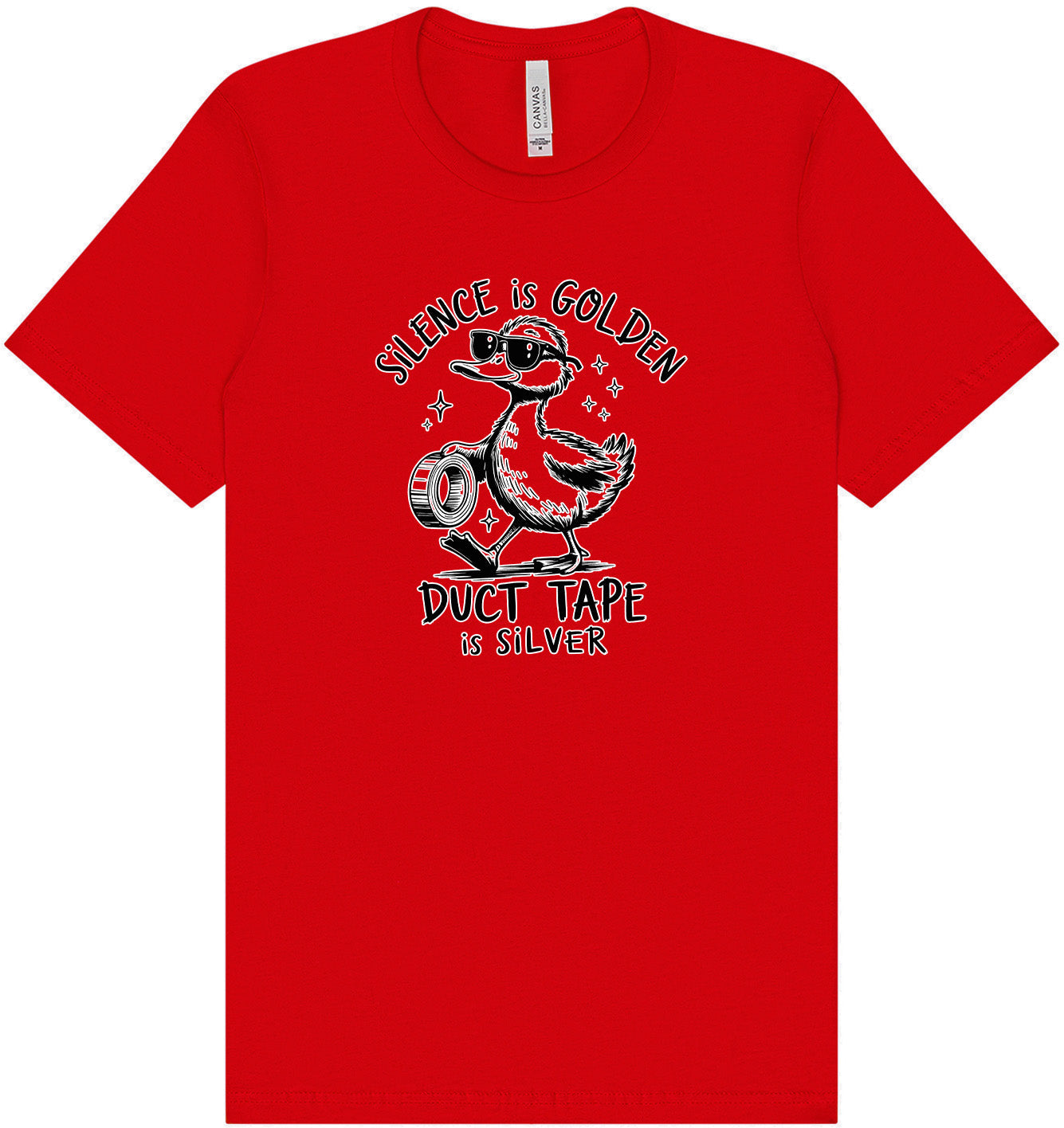 Silence Is Golden Adult Bella Canvas Shirt