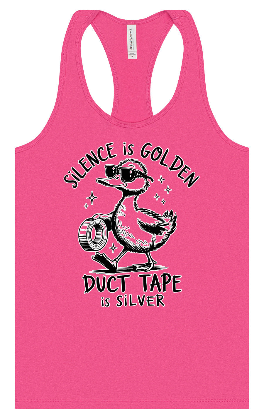 Silence Is Golden Women's Racerback Tank